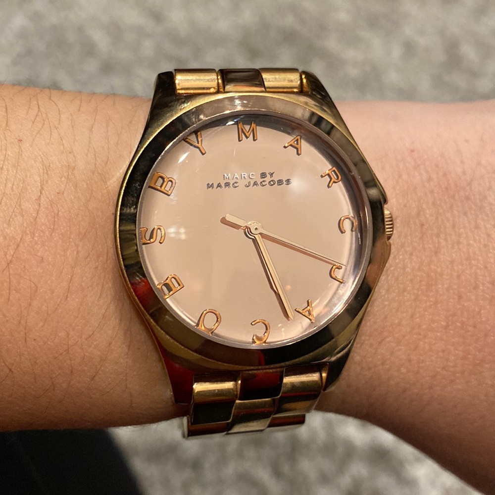 Marc by Marc Jacobs copper watch